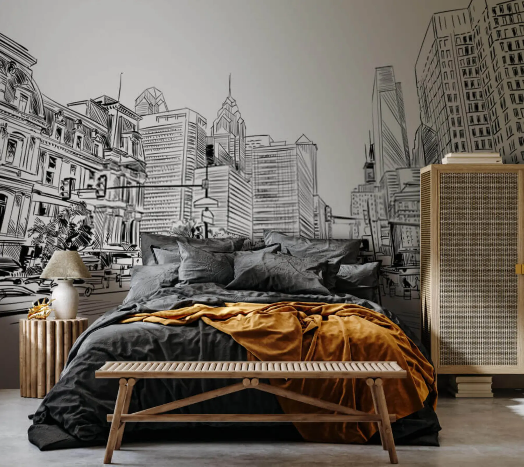 peintures murales Bâtiment, jour e gratte-ciel u51069