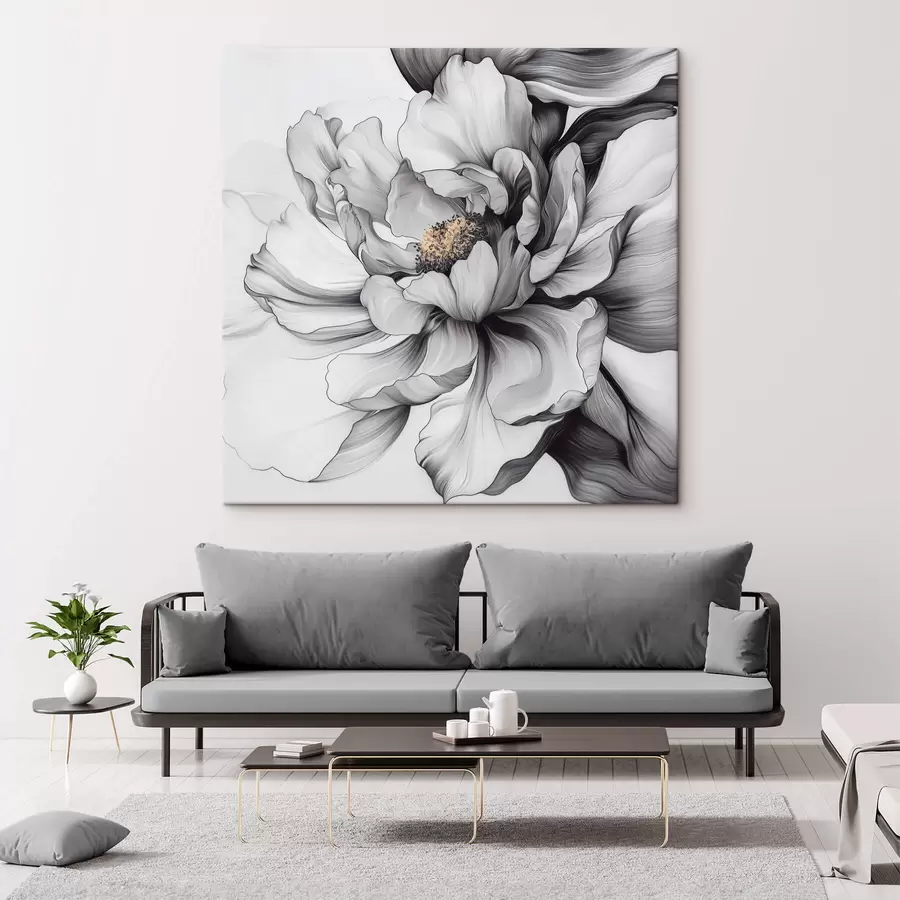 wall murals Large abstract flower s41990