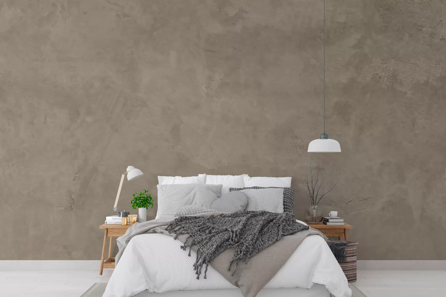 Wall Mural Photo Wallpaper Brown and beige background with concrete wall effect w02553v3