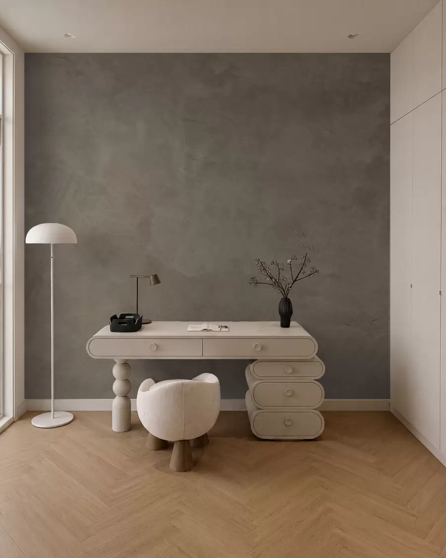 Wall Mural Photo Wallpaper Brown and beige background with concrete wall effect w02553v3