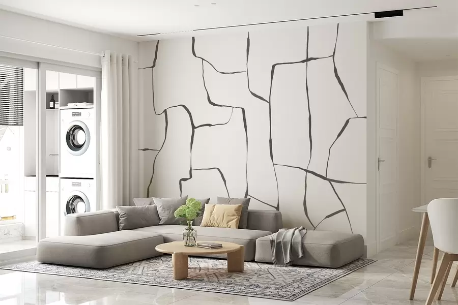 Wall Mural Photo Wallpaper Abstract lines w08574v1