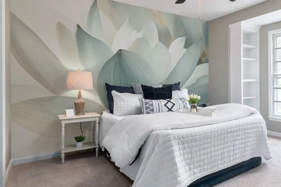 murales Elegante loto en tonos delicados w08487