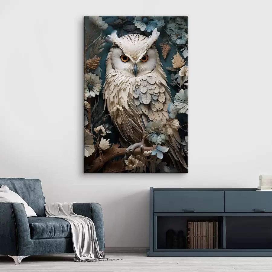 wall murals White owl s42283
