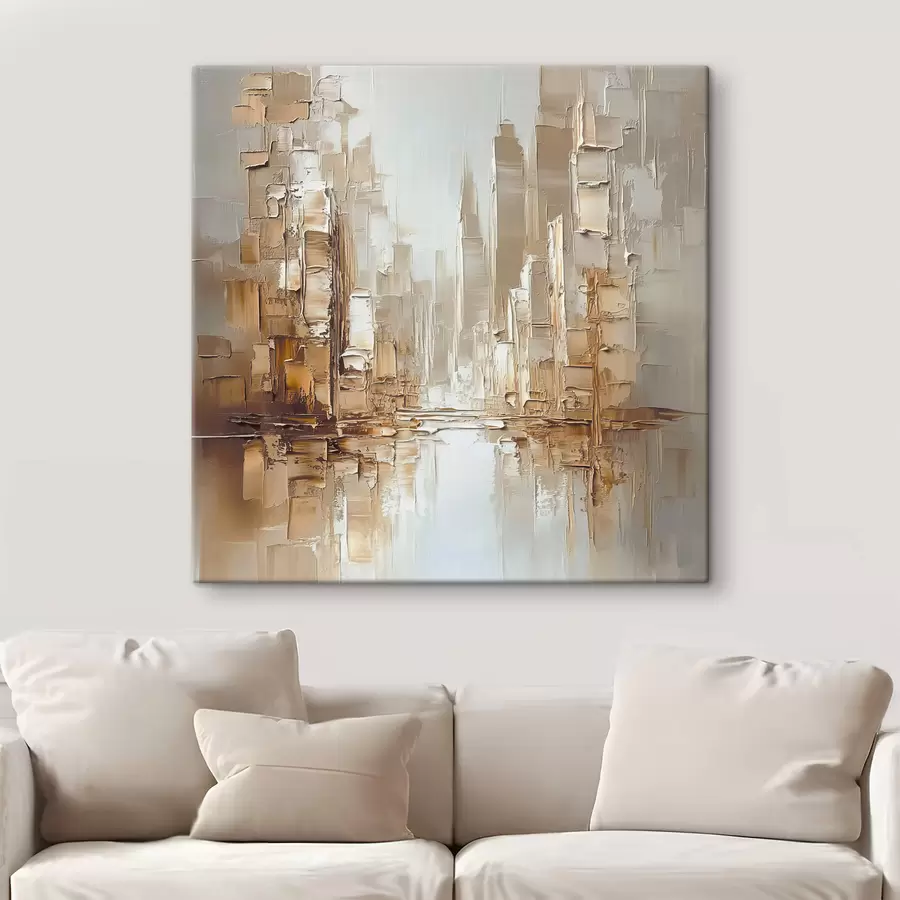 wall murals Abstraction with imitation brush strokes s42132