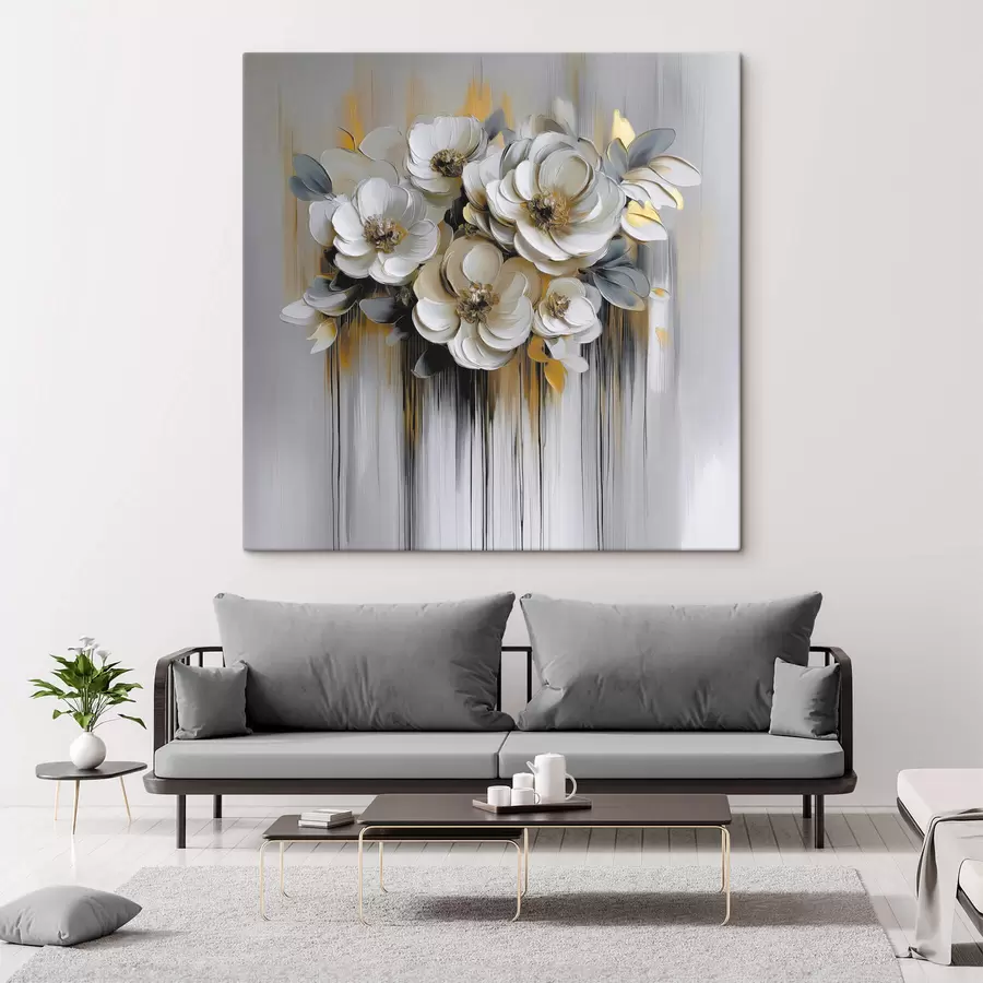 wall murals Abstract flowers s42244