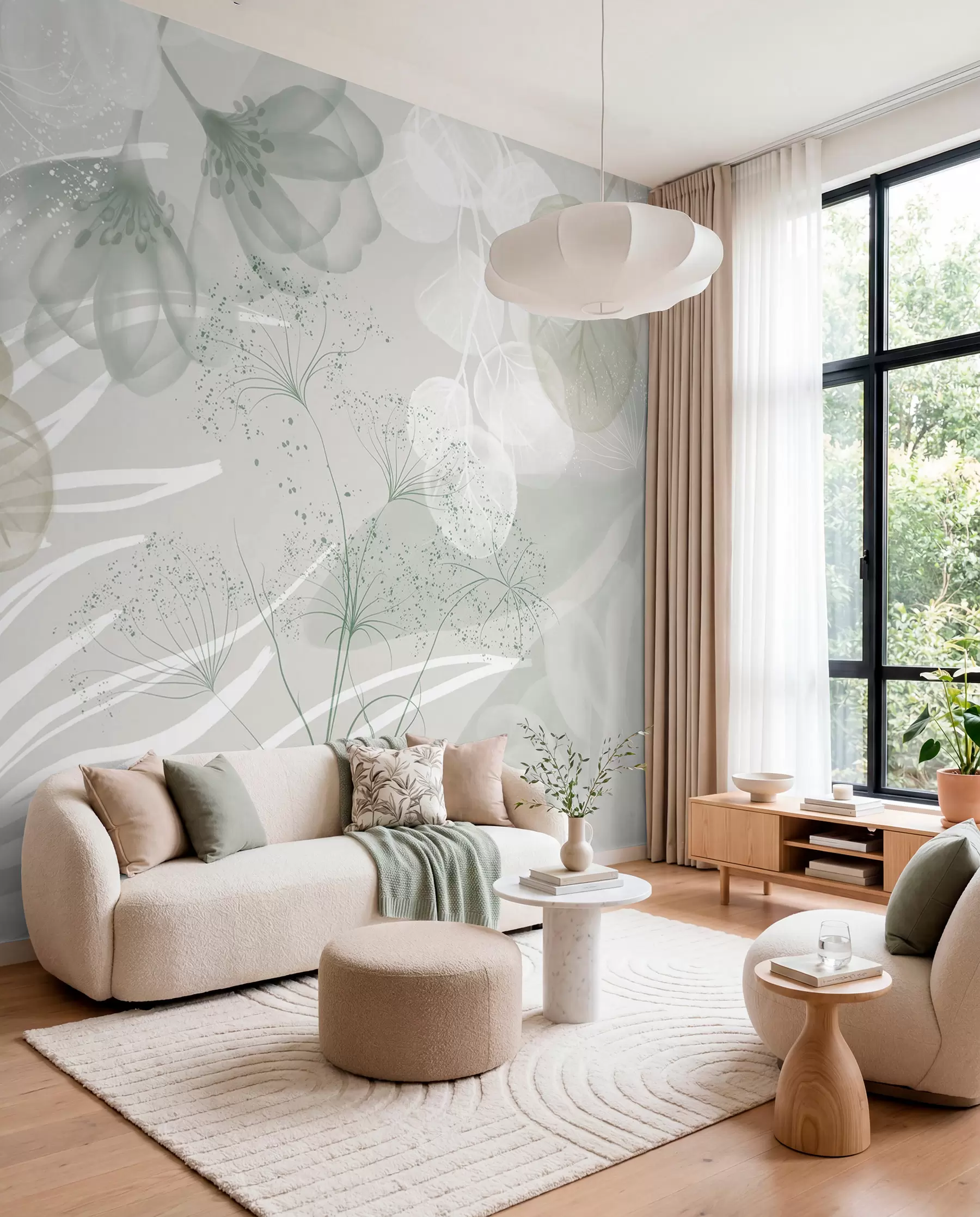 peintures murales Voiles d’eucalyptus w08599v1