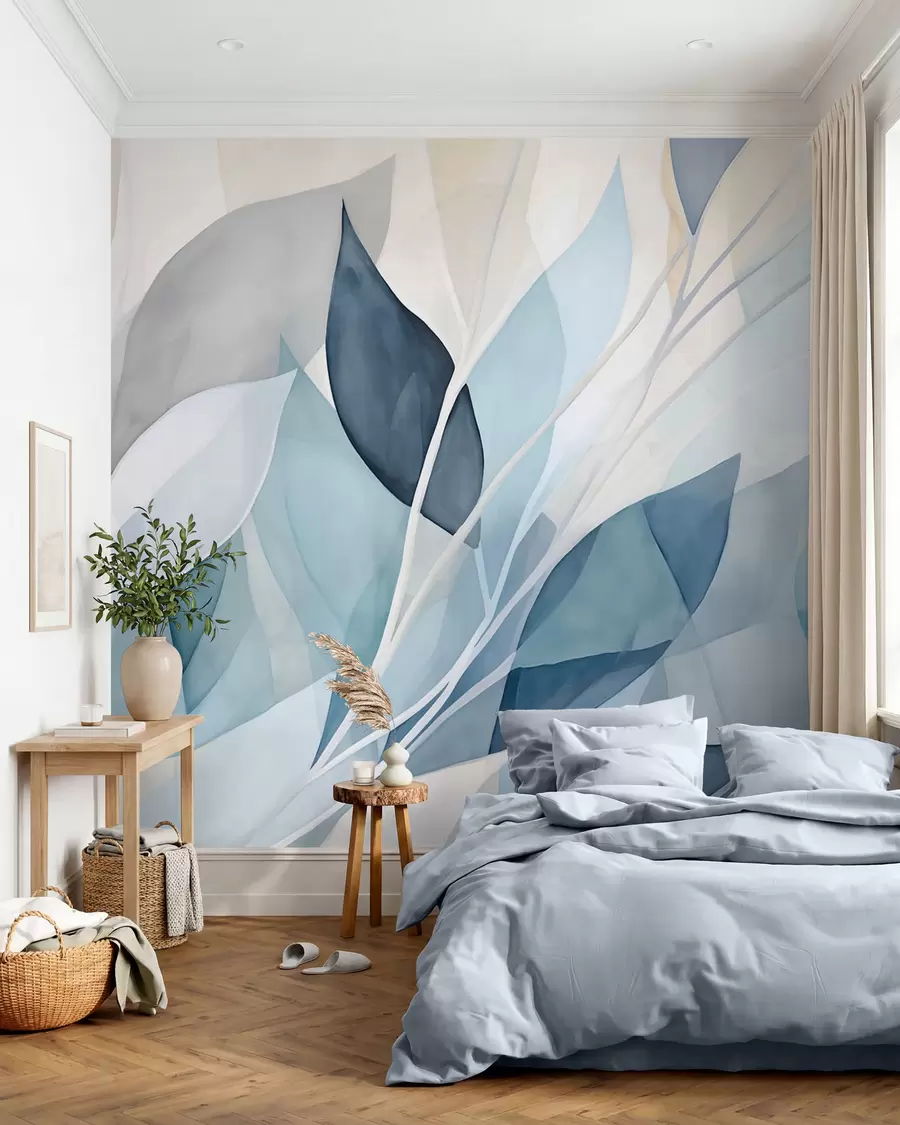 wall murals Abstract leaves w02701