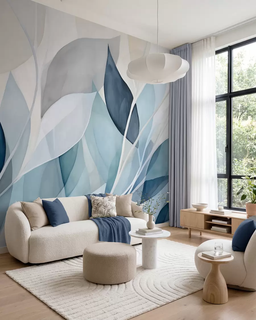 Wall Mural Photo Wallpaper Abstract leaves w02701