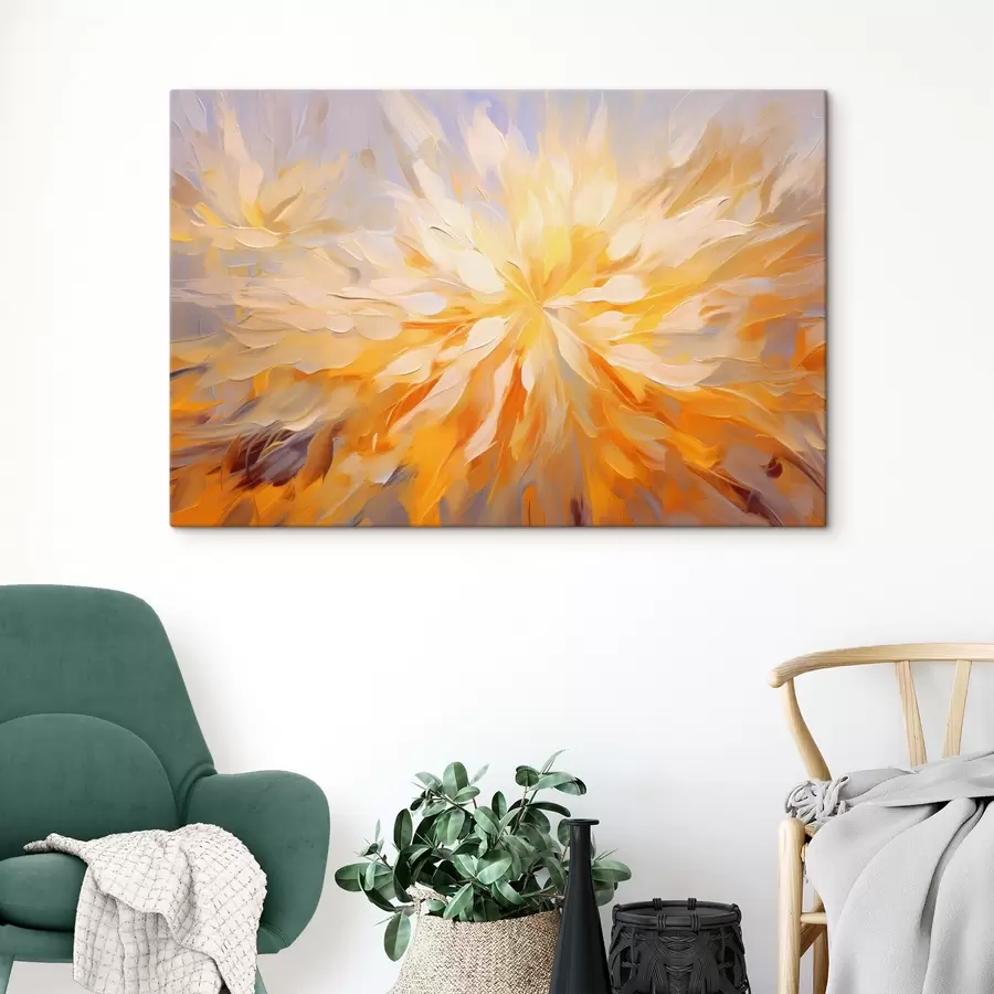 murales Gran flor abstracta s42184