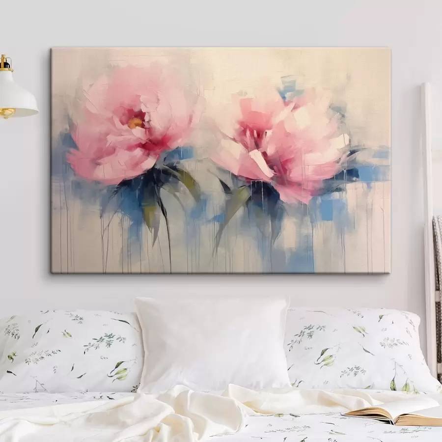 wall murals Pink peonies s42343