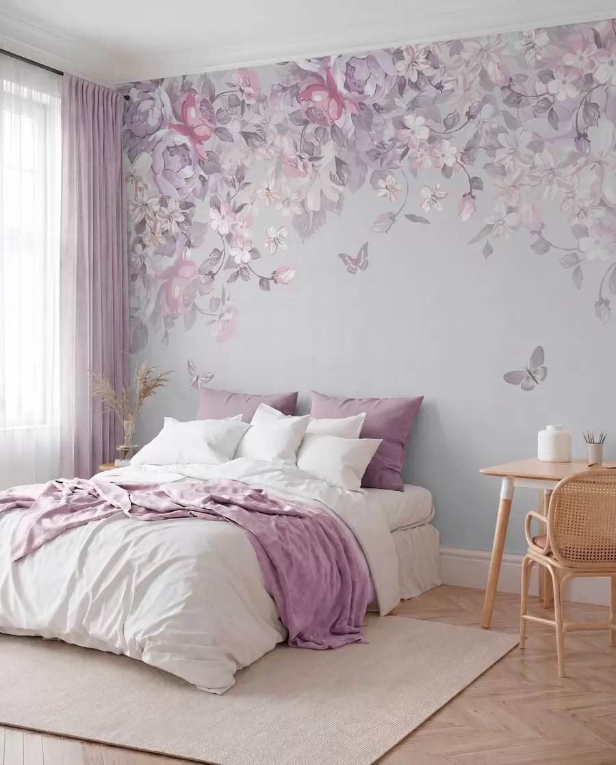peintures murales Arche du jardin rose u94295v2