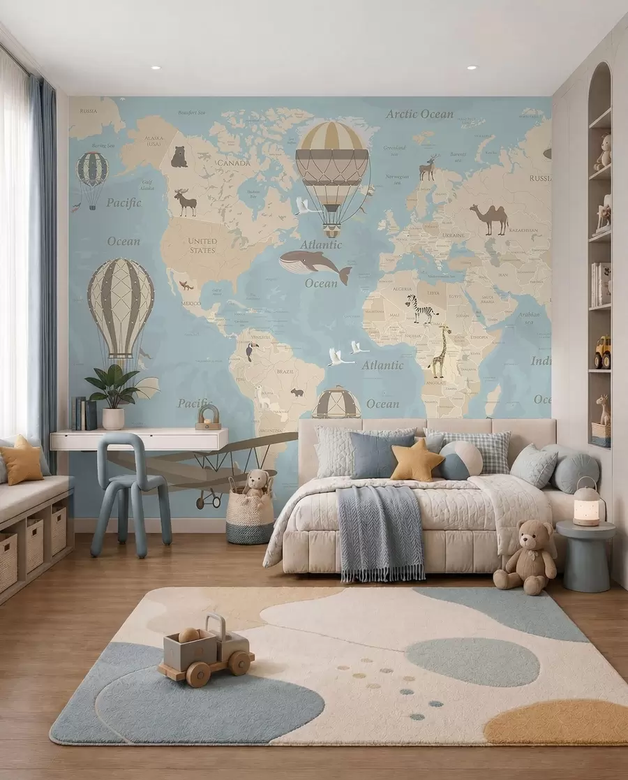 wall murals Adventure awaits across the globe u36066v5