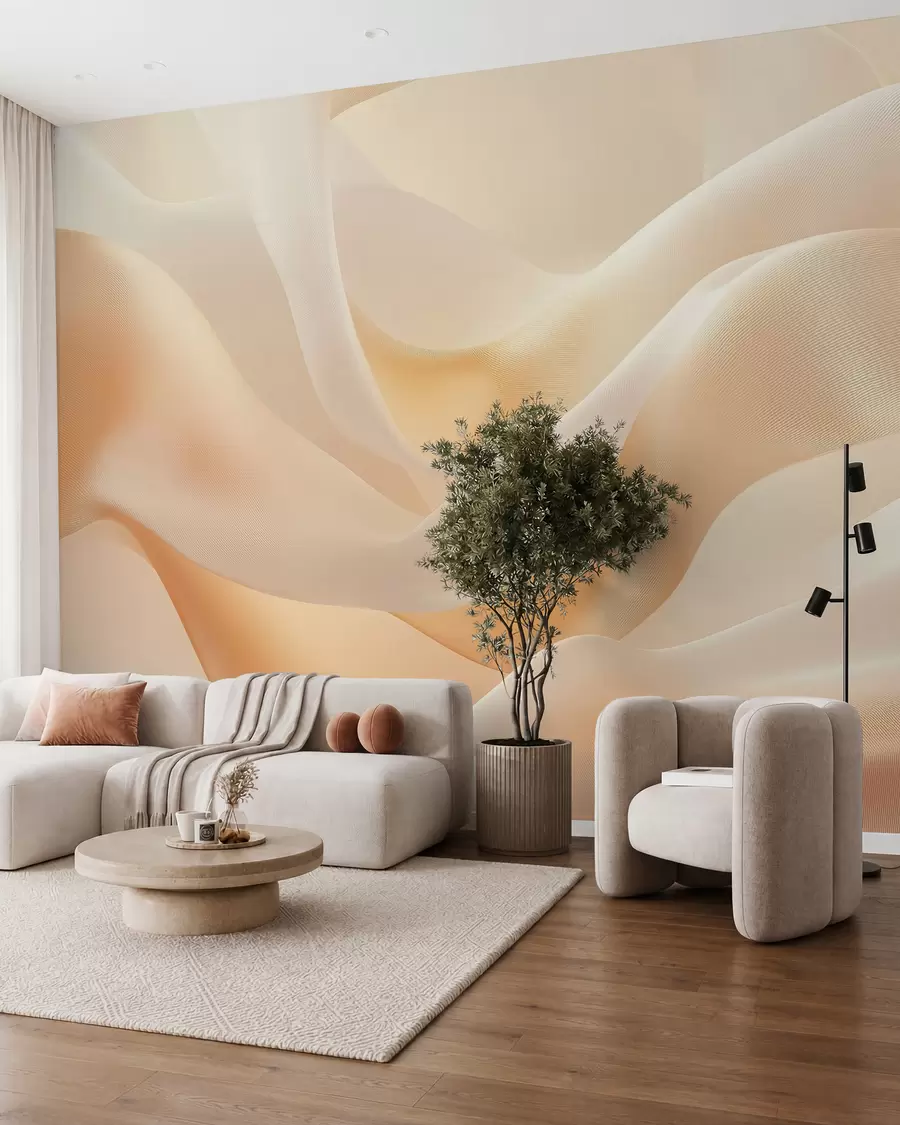 wall murals imitation of silk fabric w02765