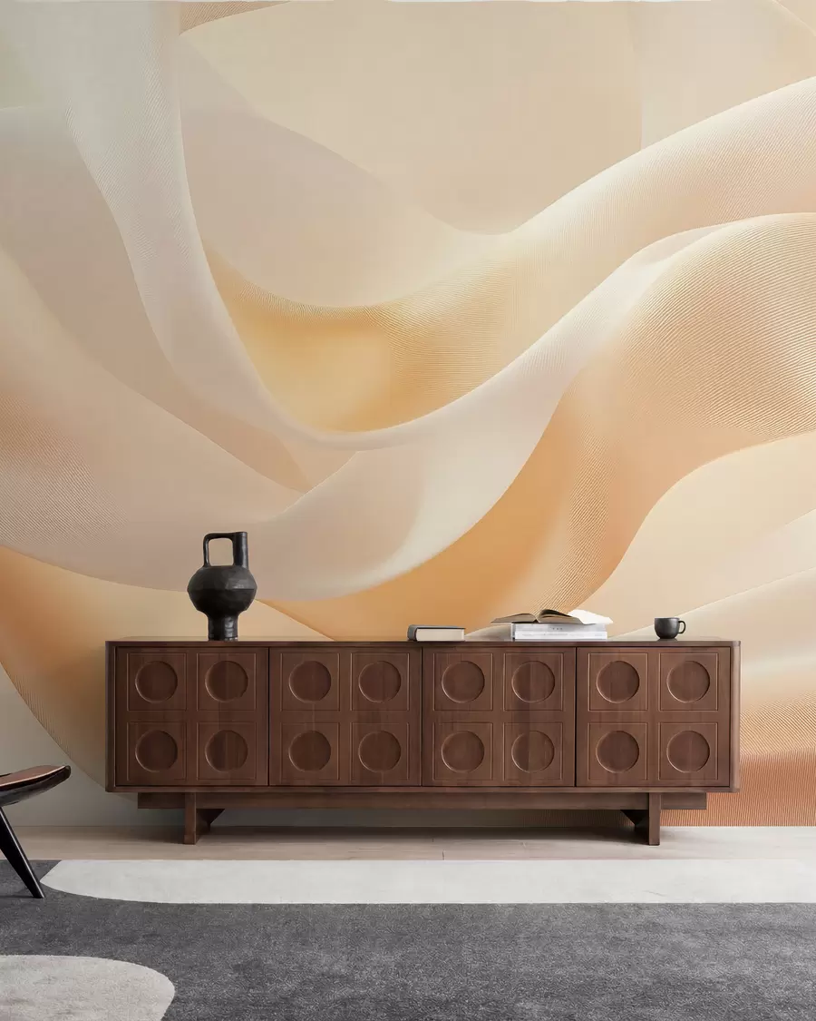 wall murals imitation of silk fabric w02765