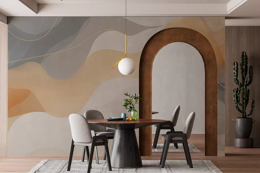 Wall Mural Photo Wallpaper Warm waves w02821