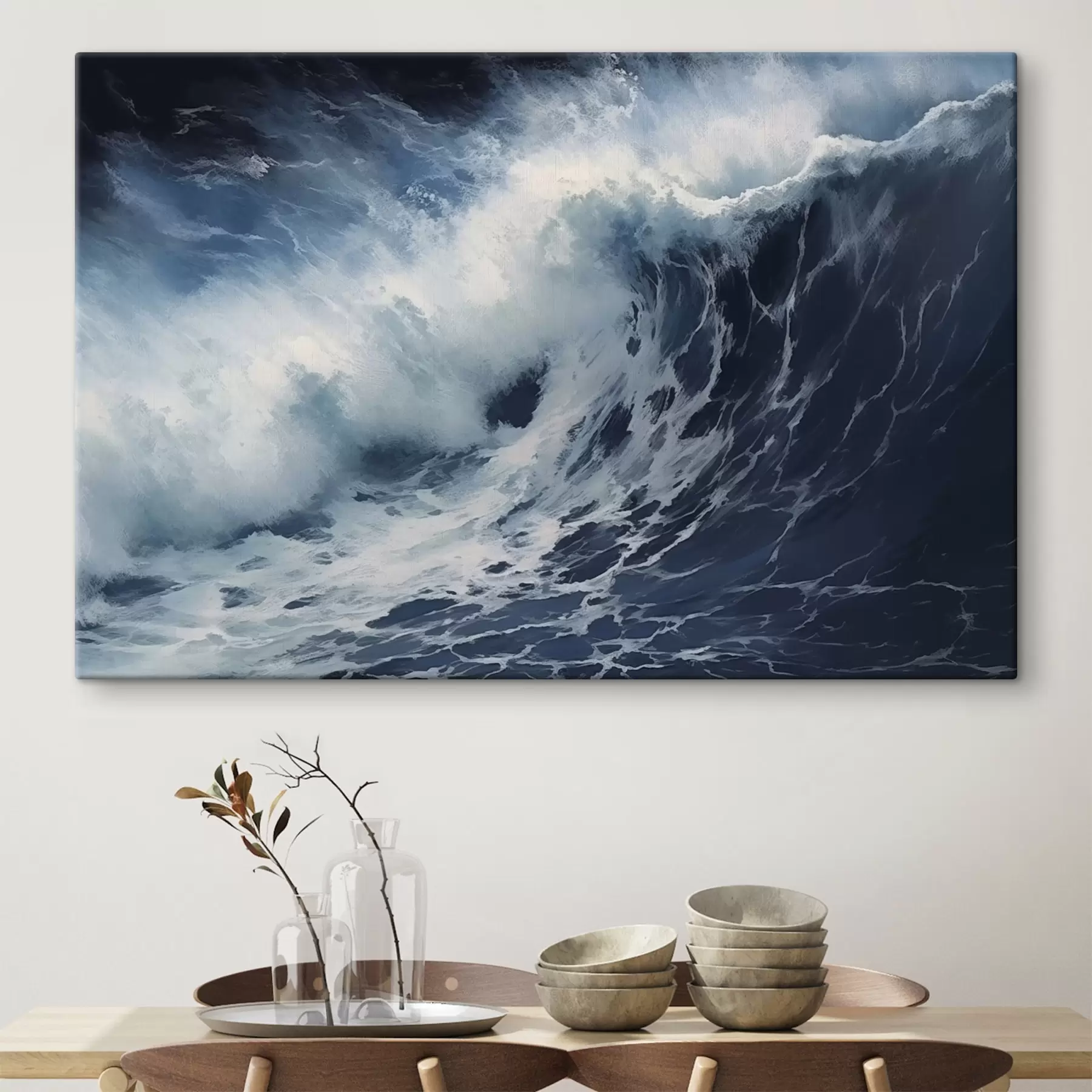 wall murals Stormy ocean wave s42487