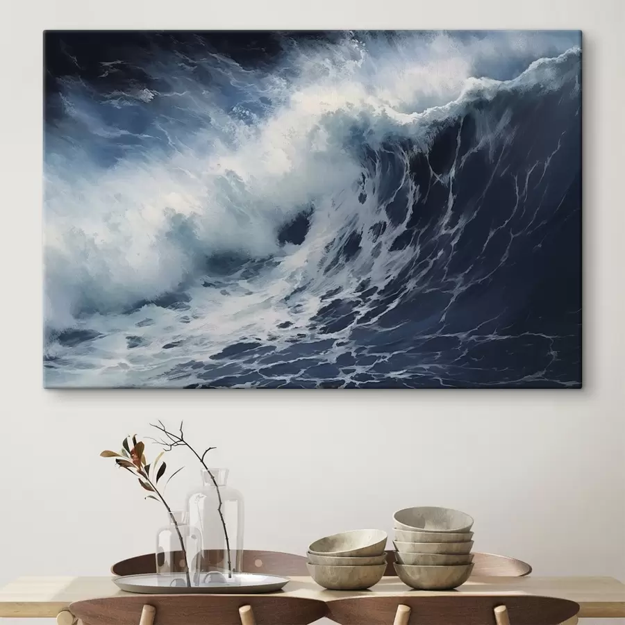 murales Tormentosa ola oceánica s42487