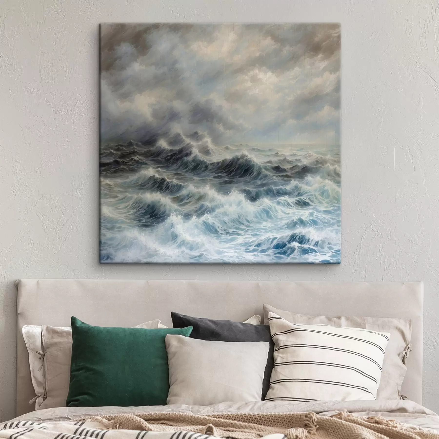 wall murals Storm in the sea s42530