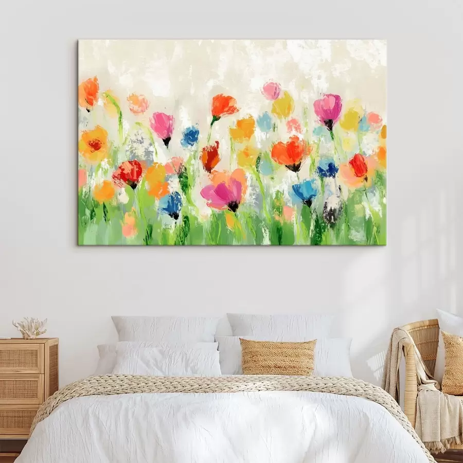 wall murals Colorful flowers s42631