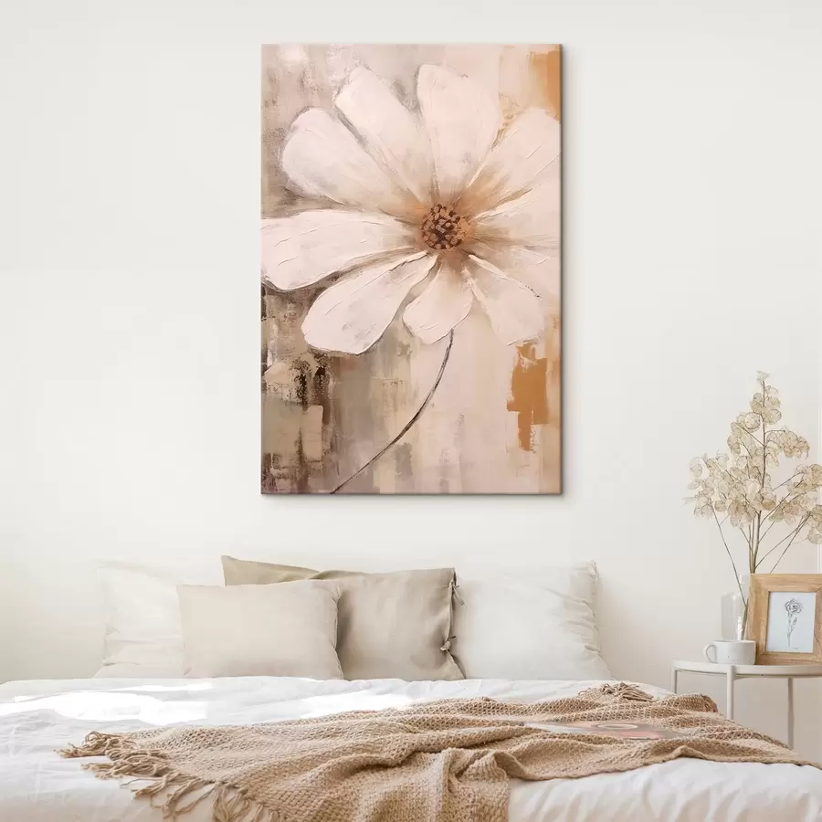 murales Gran flor blanca s42641