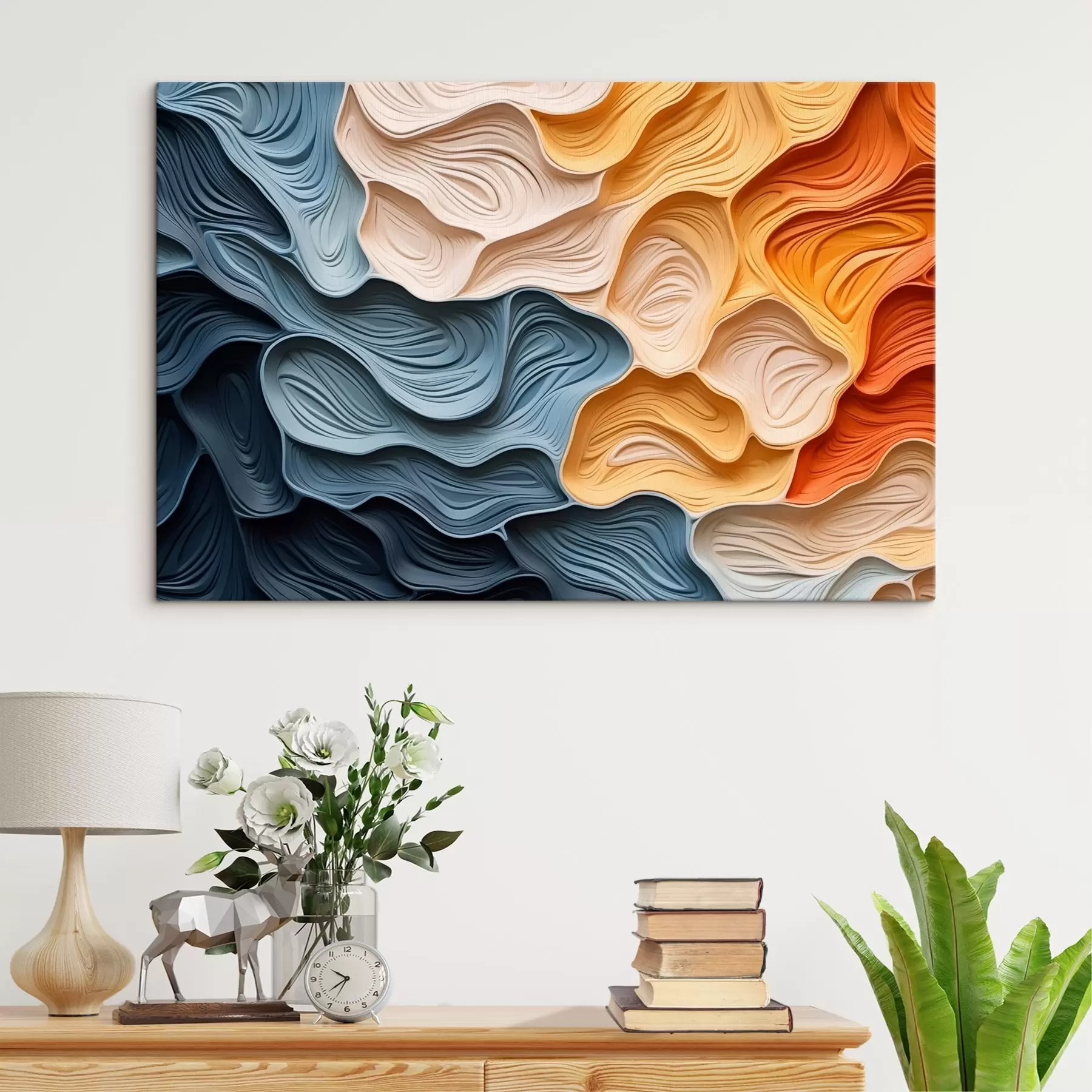 wall murals Abstract colour layers of texture s42647