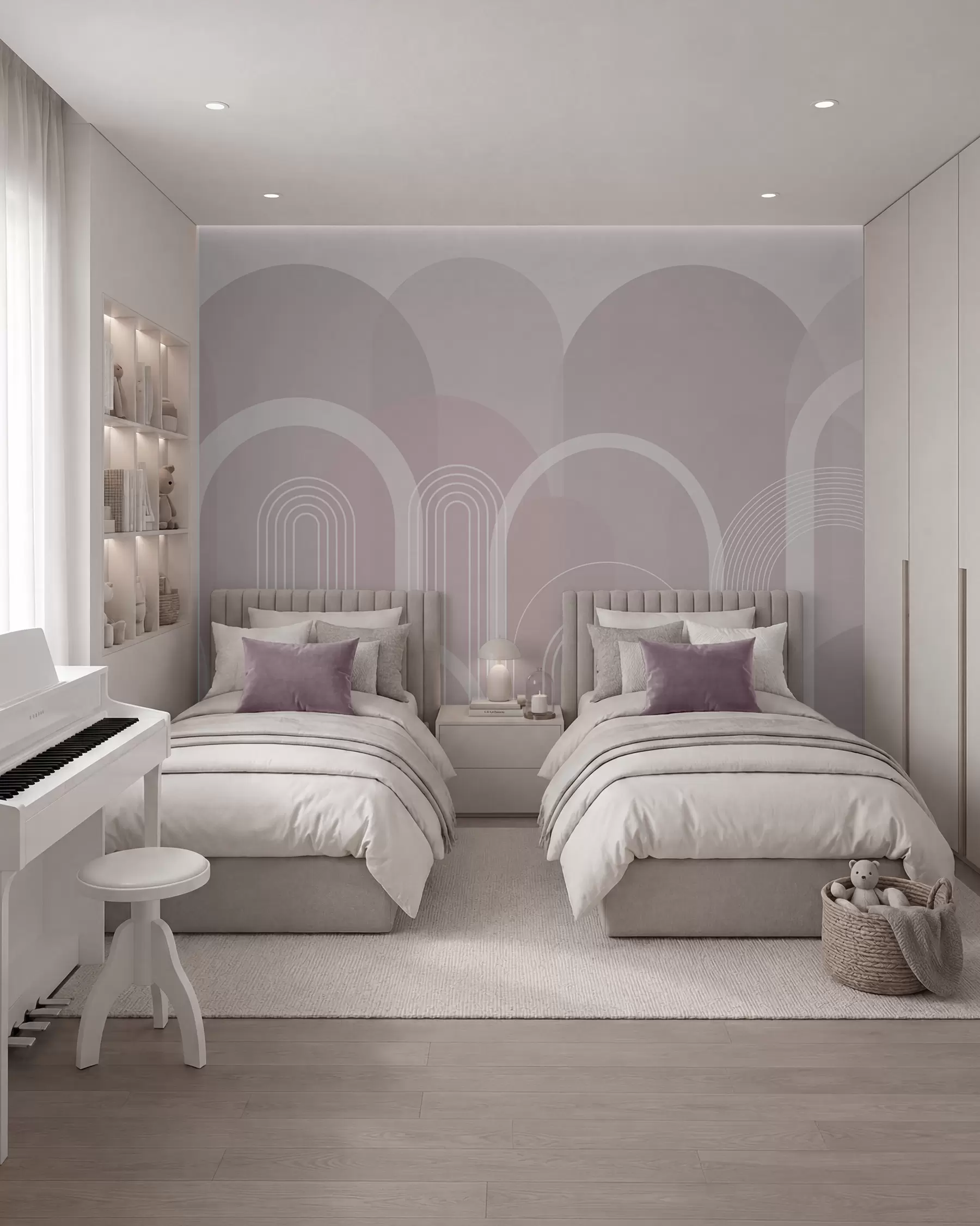wall murals Geometric arches boho w02935