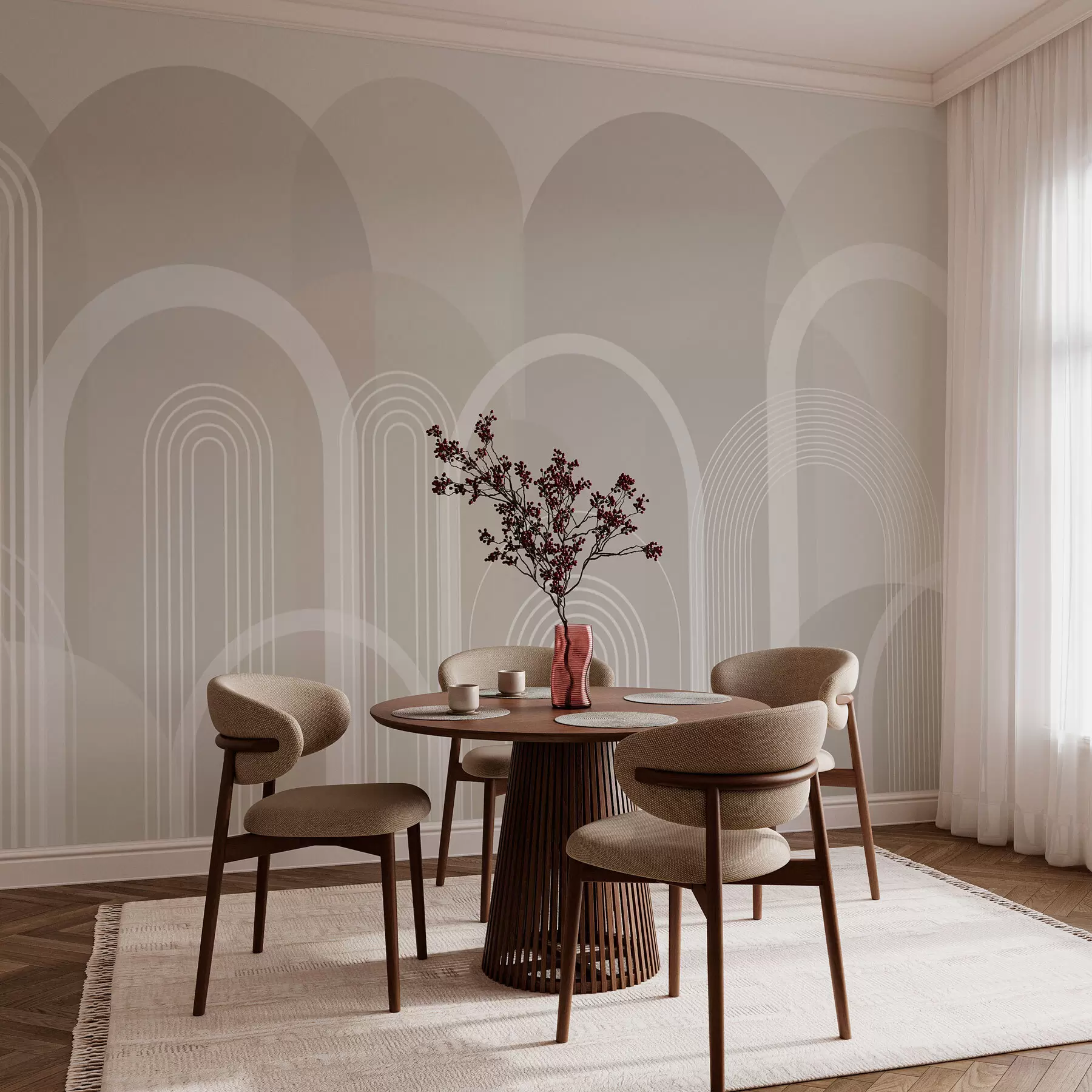 murales Arcos geométricos boho w02935v1