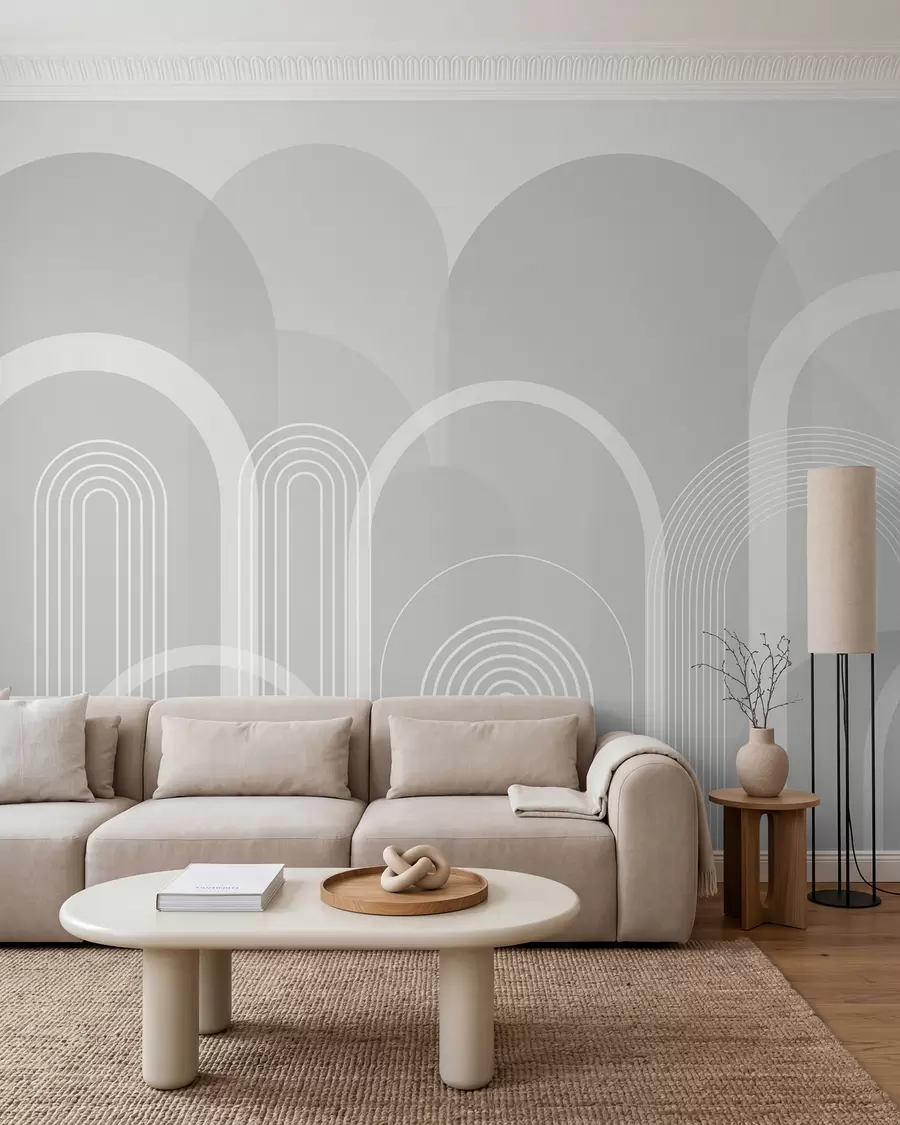 wall murals Fine Arches on Grey w02935v2