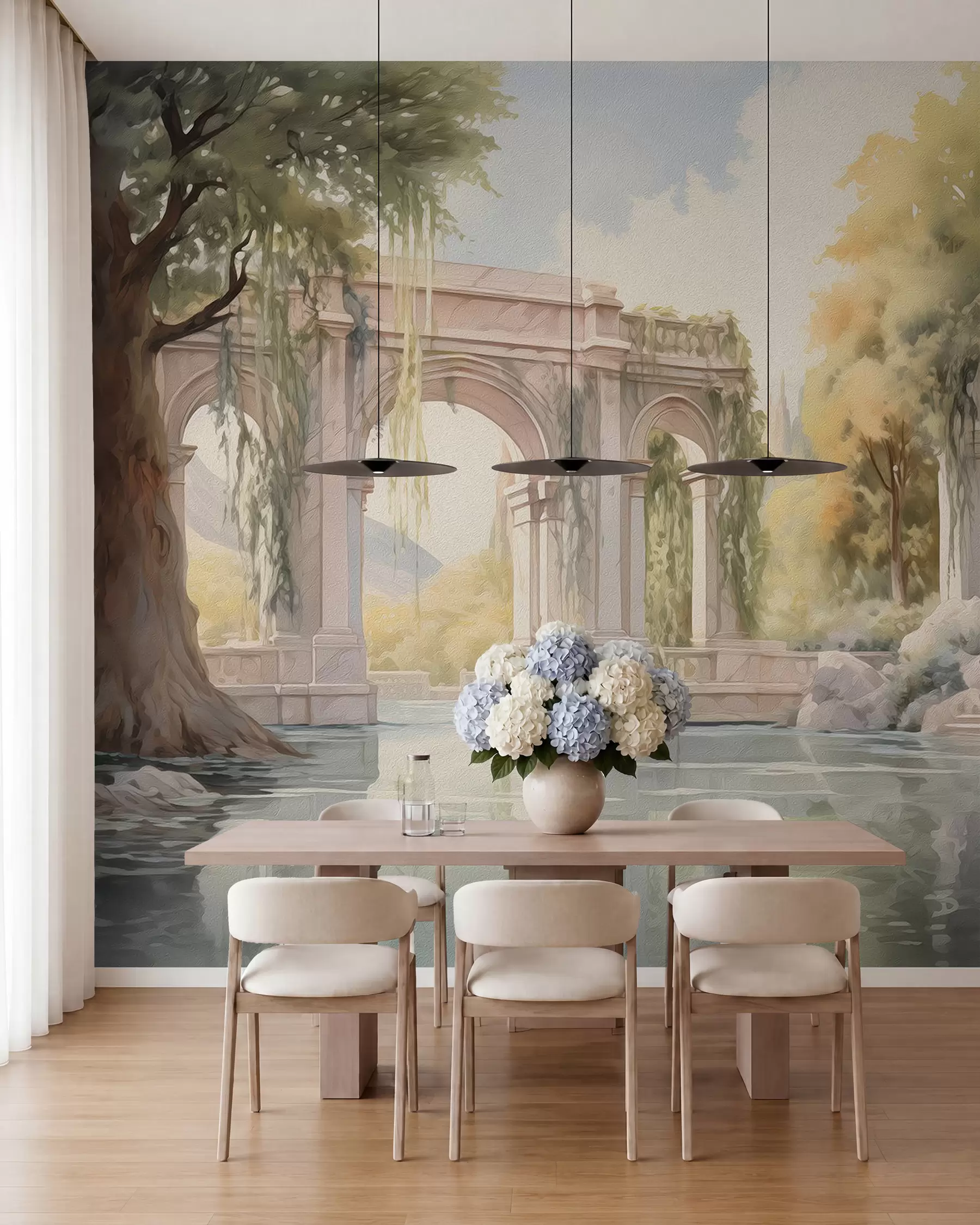 wall murals Garden Colonnade w02989
