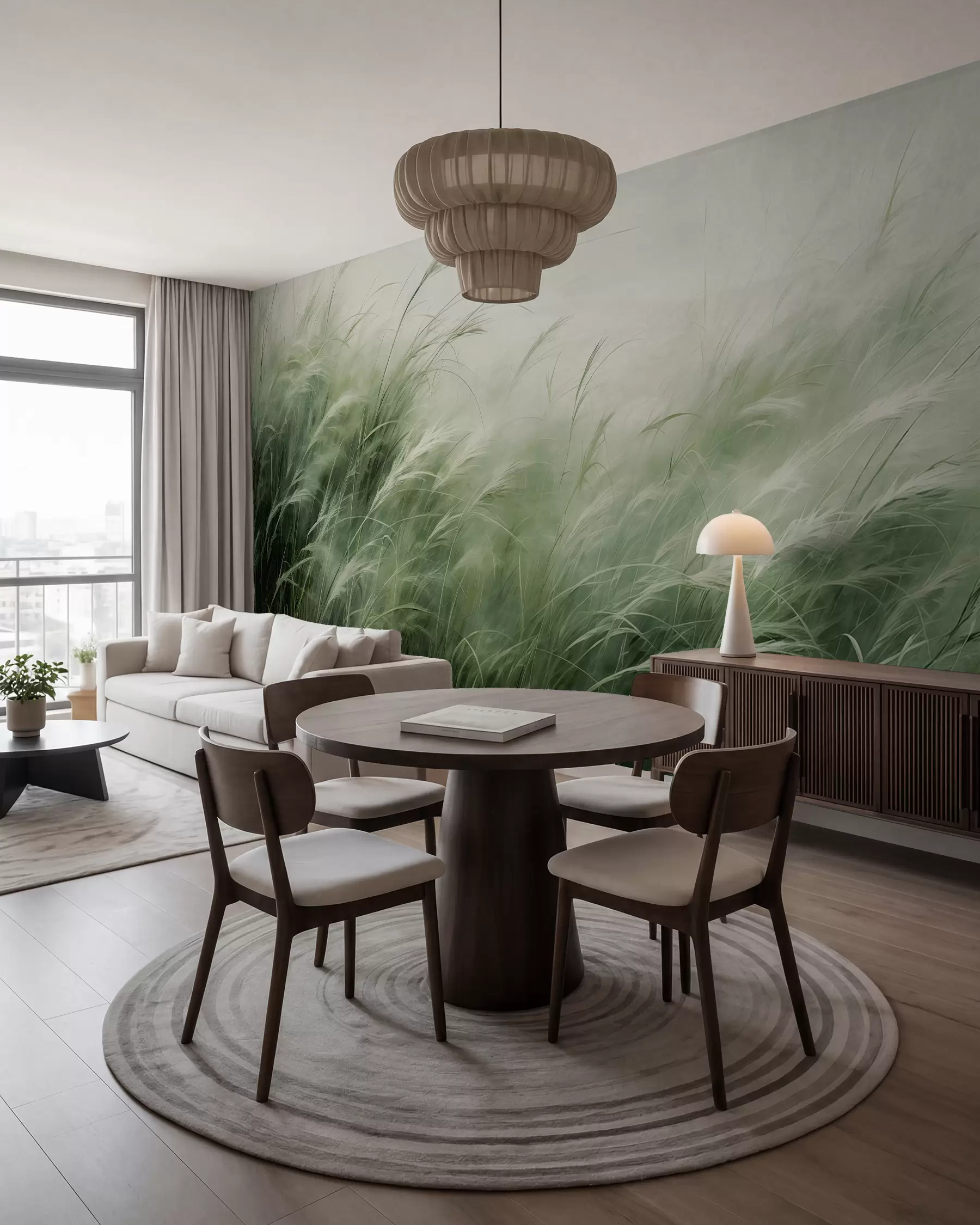 wall murals Peace in the grass w02985v3