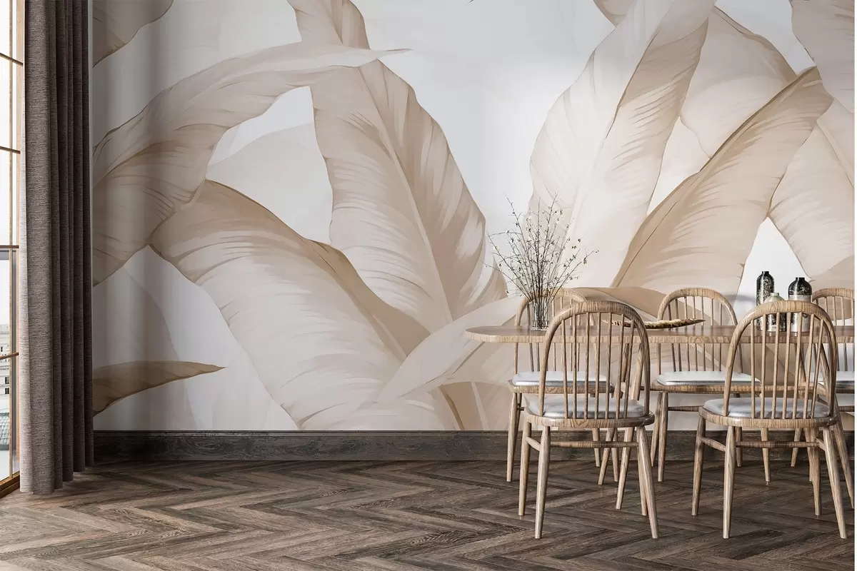 wall murals Banana leaves w02999v2