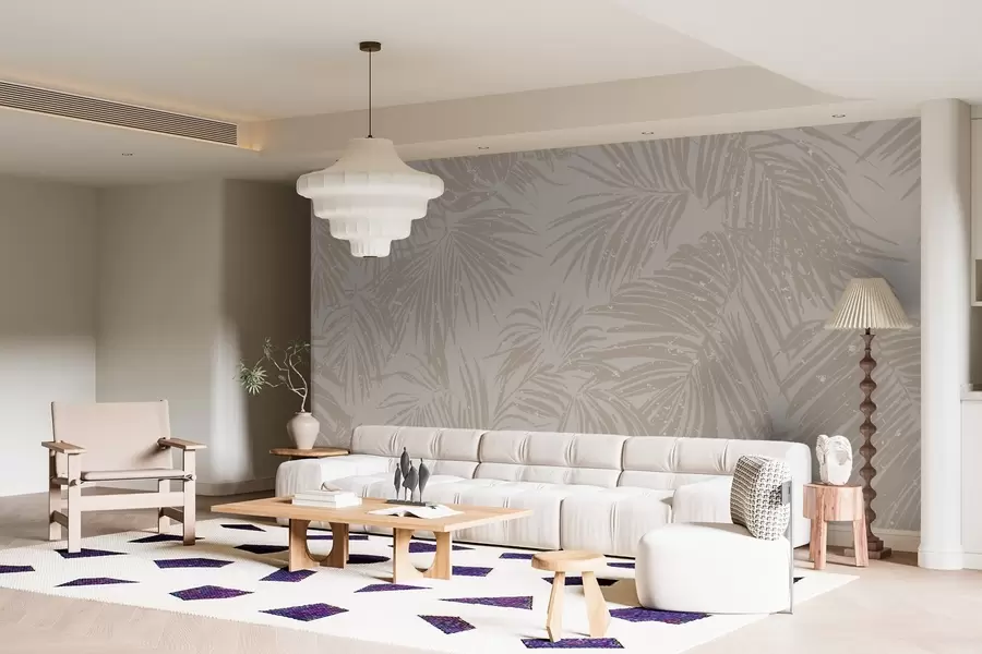 murales Motivo tropical abstracto w03048