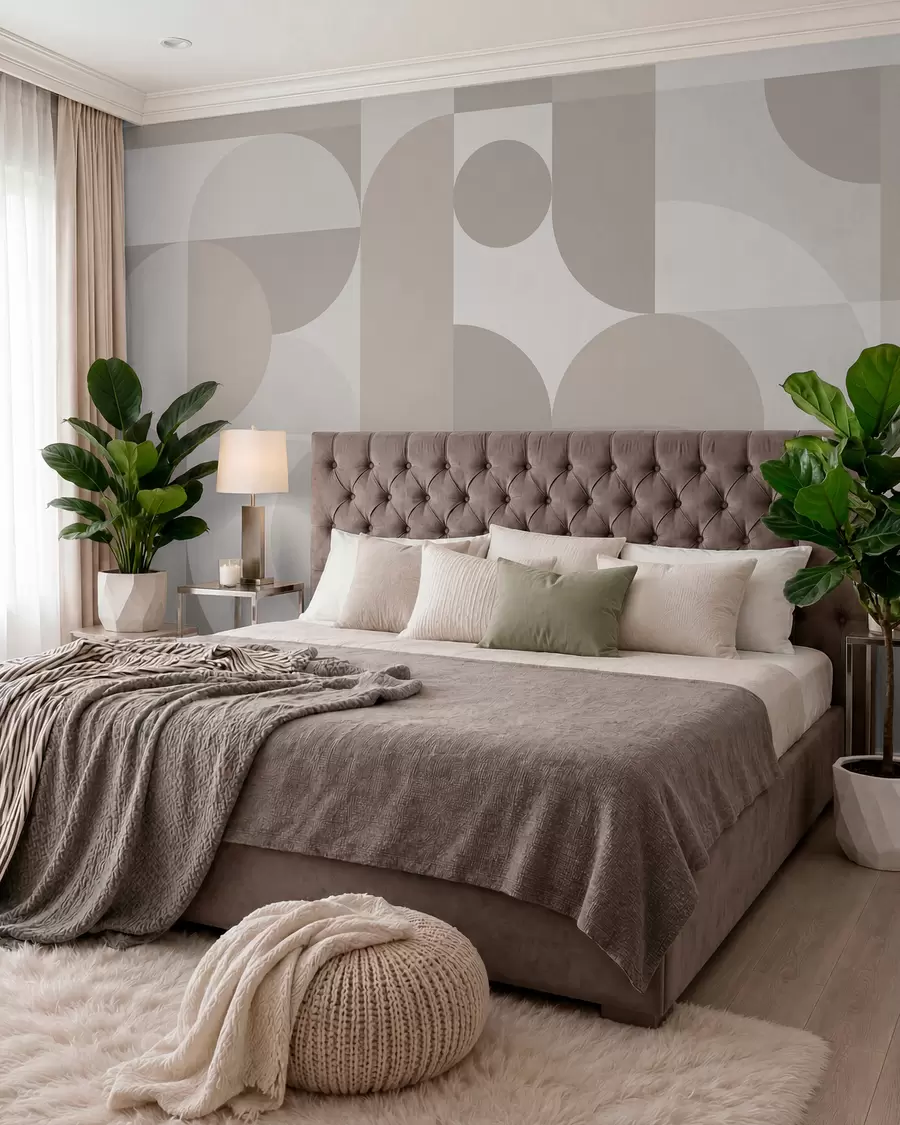 Wall Mural Photo Wallpaper Stylish geometry trend w03058
