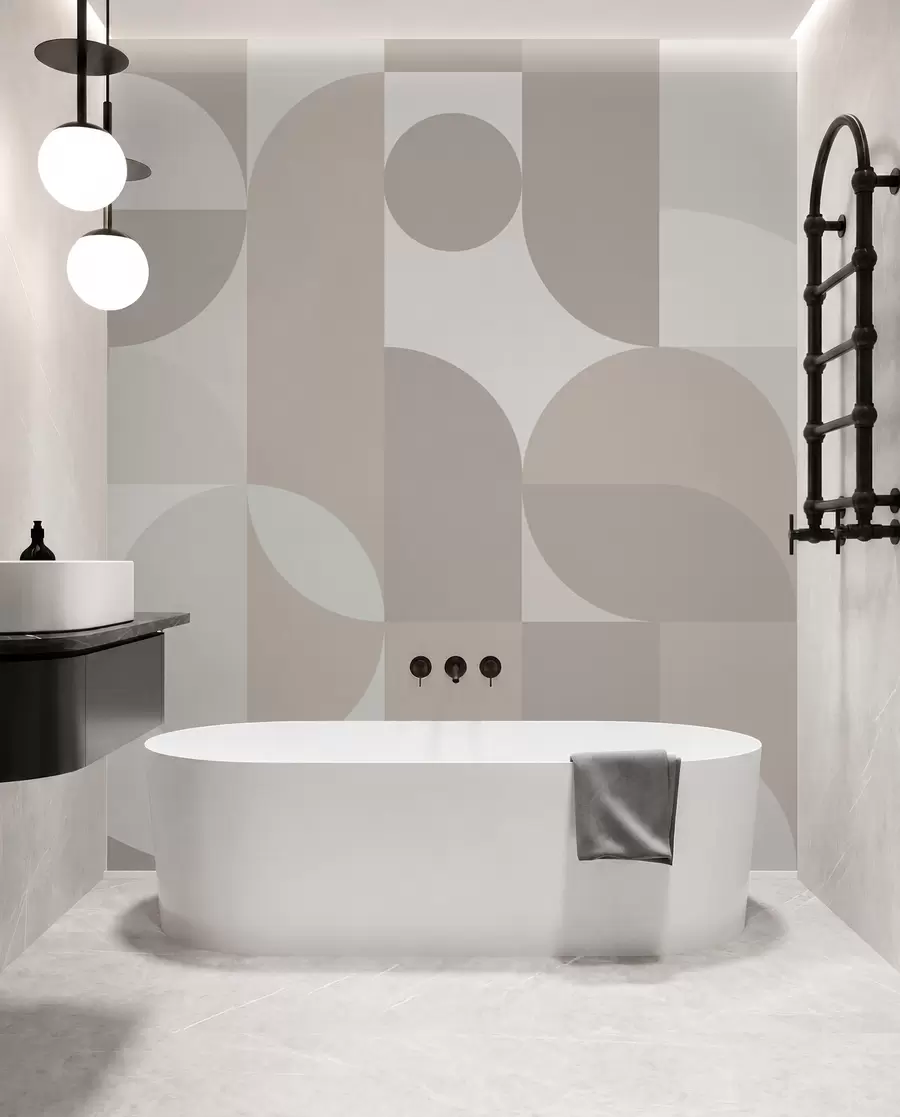 wall murals Stylish geometry trend w03058
