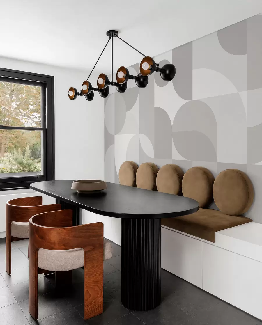 Wall Mural Photo Wallpaper Stylish geometry trend w03058v1