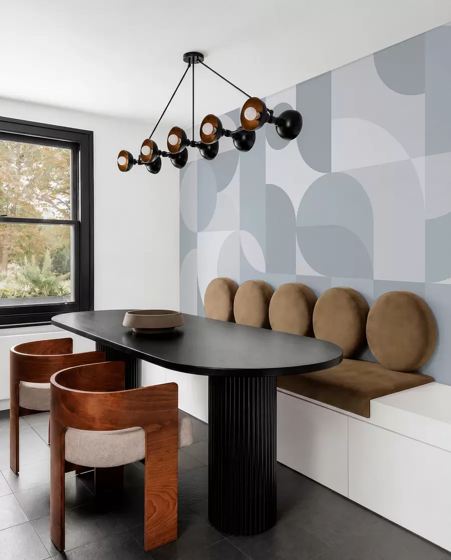 Wall Mural Photo Wallpaper Stylish geometry trend w03058v3