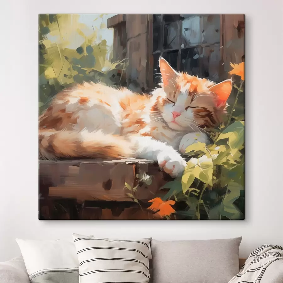 murales Gato dormilón s42900
