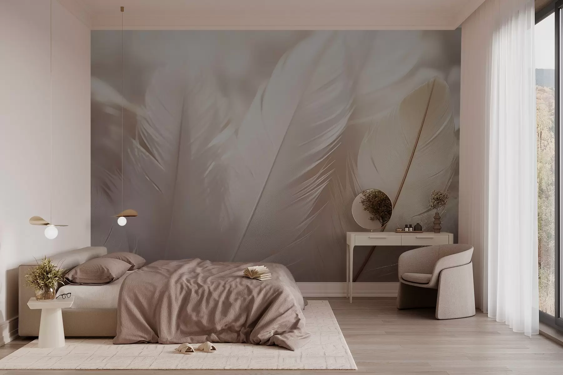 murales Plumas w03064
