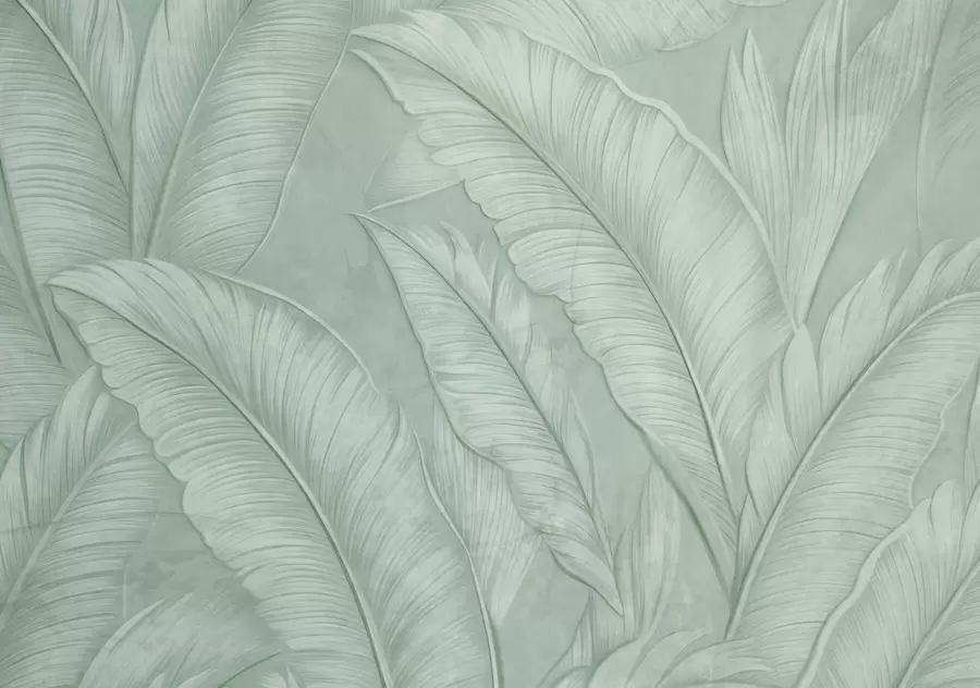peintures murales Relief tropical sauge w08772v1