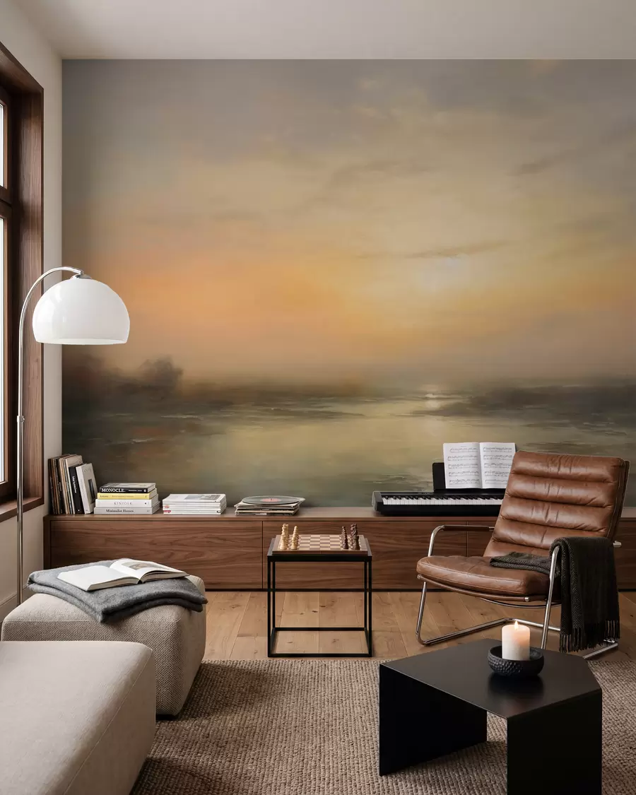 Wall Mural Photo Wallpaper Charming sunset landscape w03132