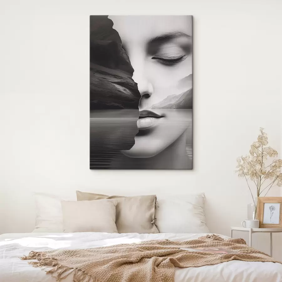 murales Surrealismo en blanco y negro s42953
