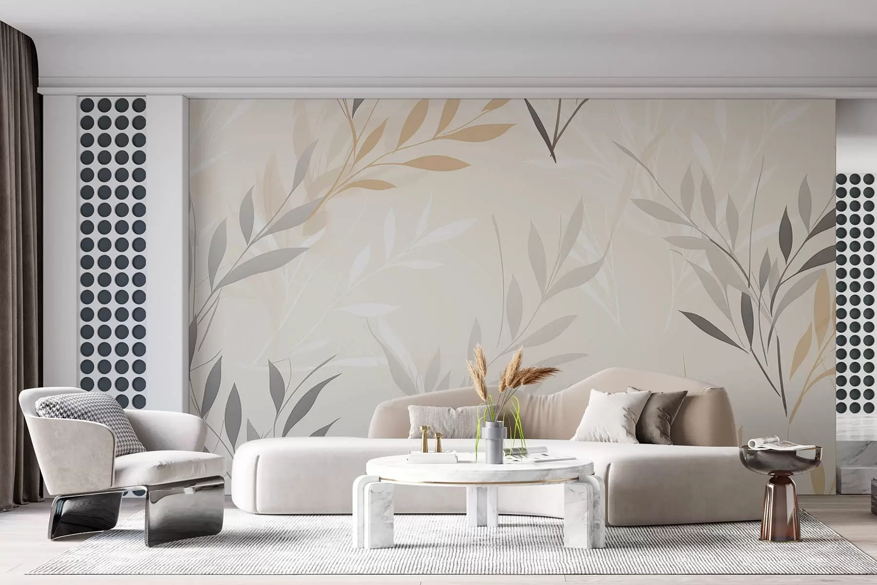 wall murals Light small branches w08787