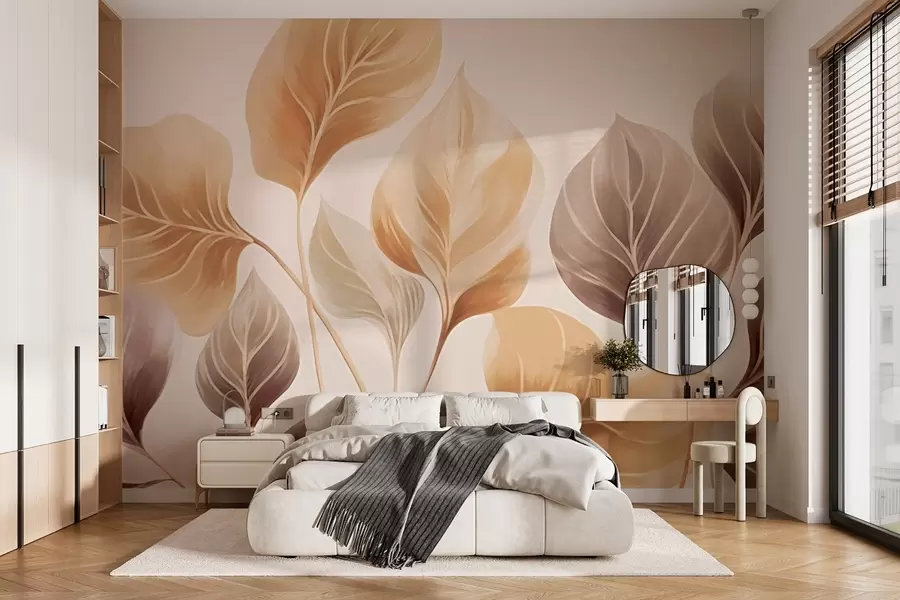 murales Hojas grandes w03138