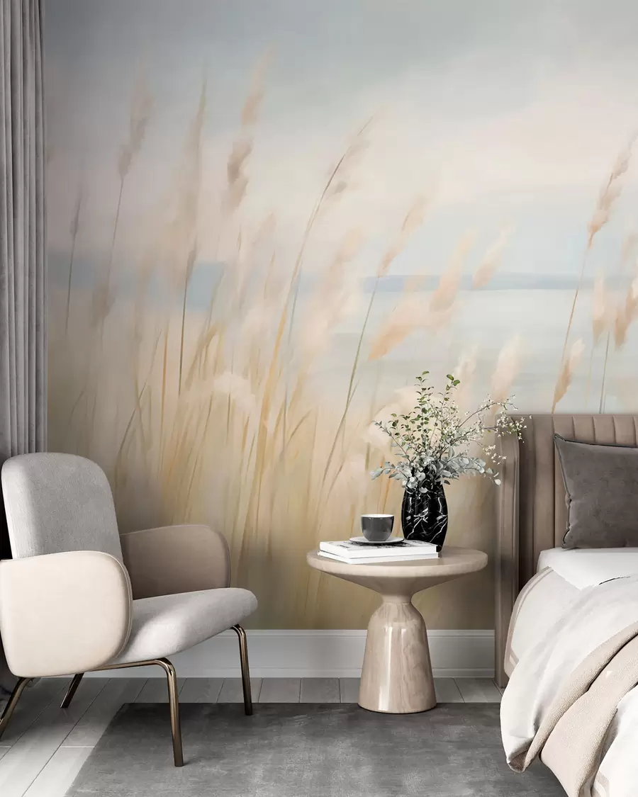 peintures murales Plantes de la pampa w03231