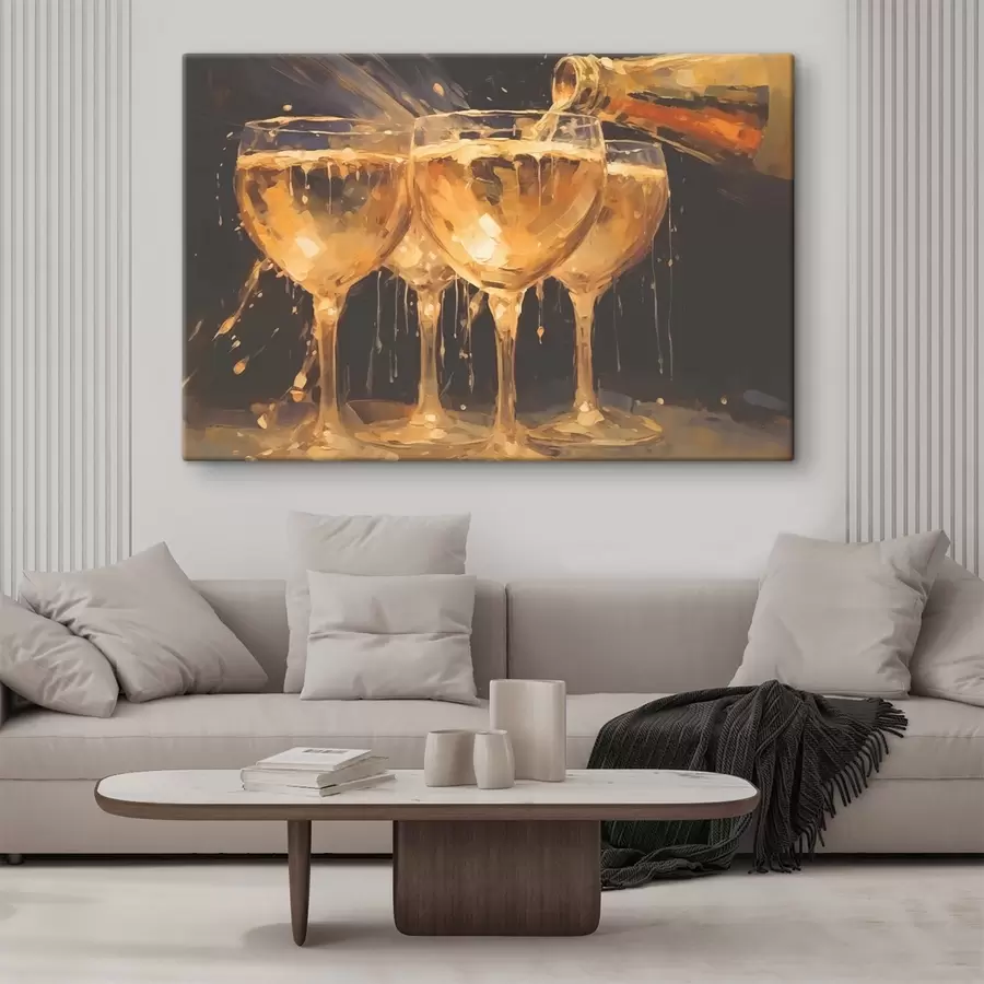 murales Copas de champán s43021