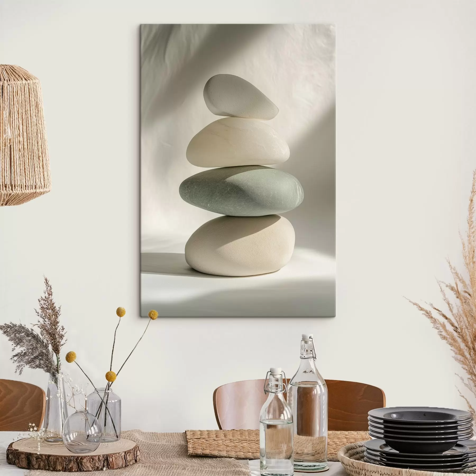 wall murals Aesthetic stones, realism, home decoration, natural lighting  s43048