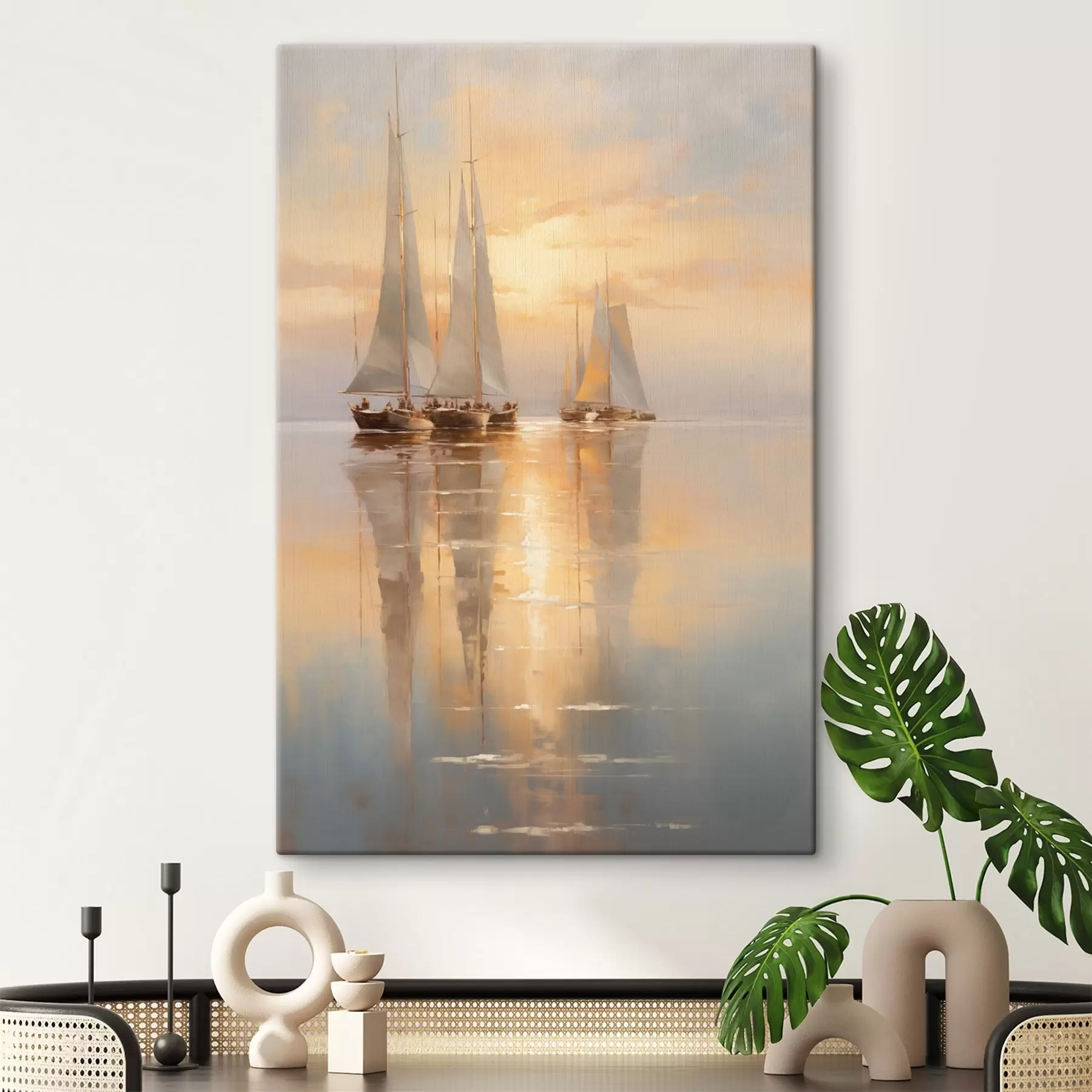 wall murals Sails of Dawn s43148