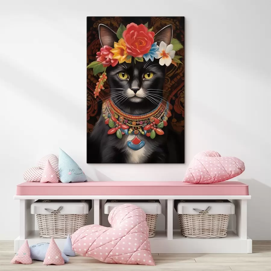 wall murals Magic of the Ukrainian Cat s43150