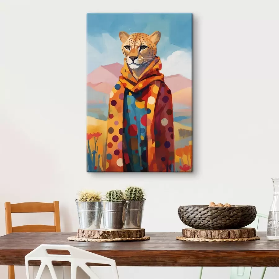murales Guepardo con estilo s43152