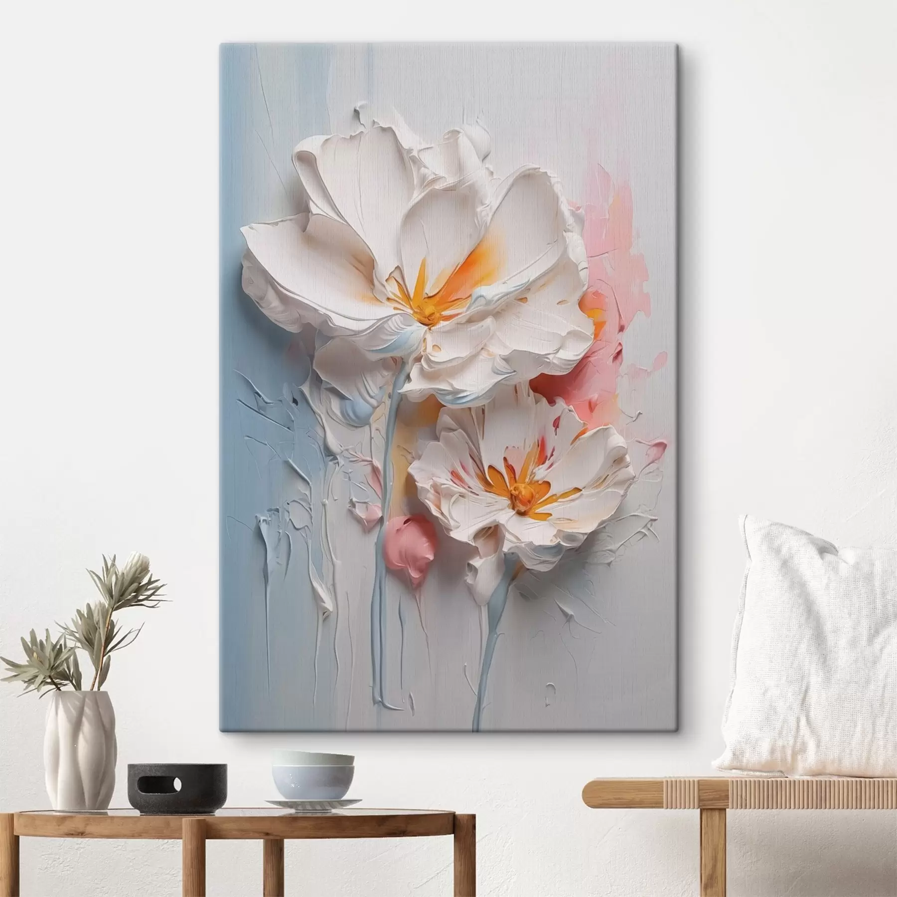 wall murals Abstract flowers s43196